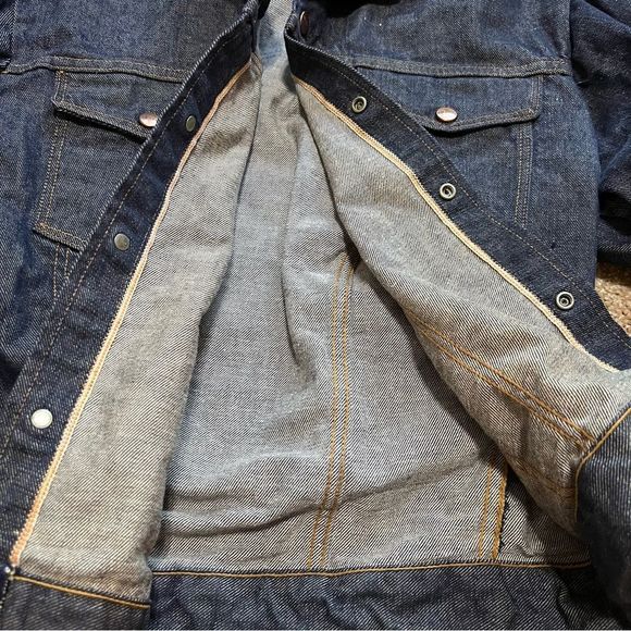 Vintage 60s Sears Roebucks Selvage Denim Jacket - Picture 5 of 7